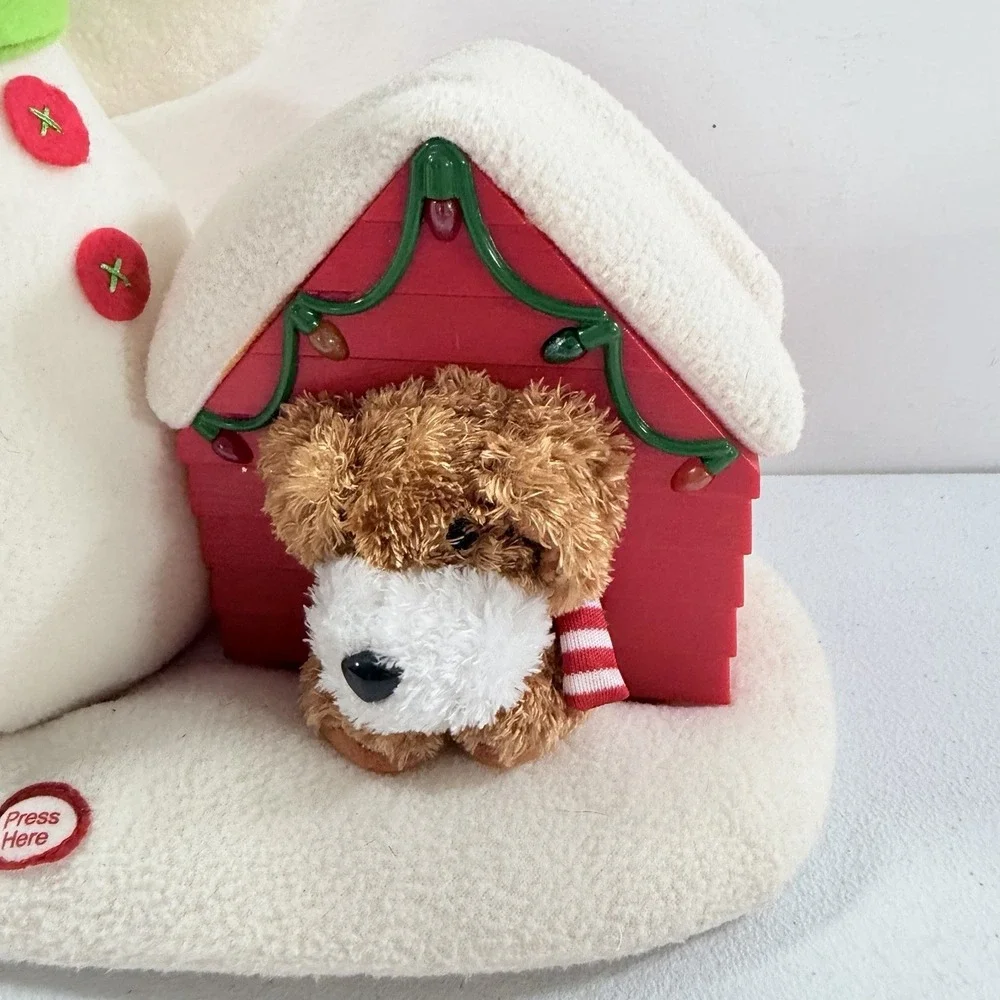 Hallmark Jingle Pals Deck‎ The Halls Duo Animated Singing Snowman Dog 2011